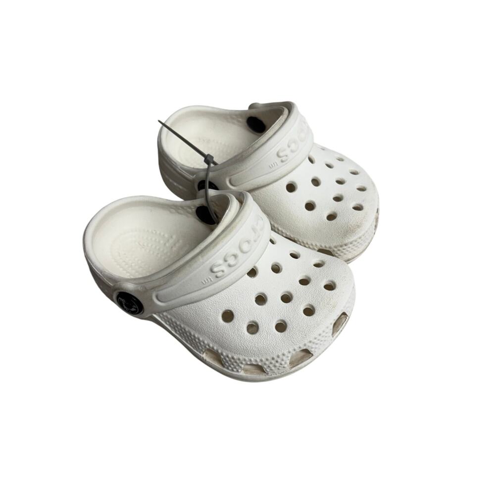 Crocs White Child Size 2/3